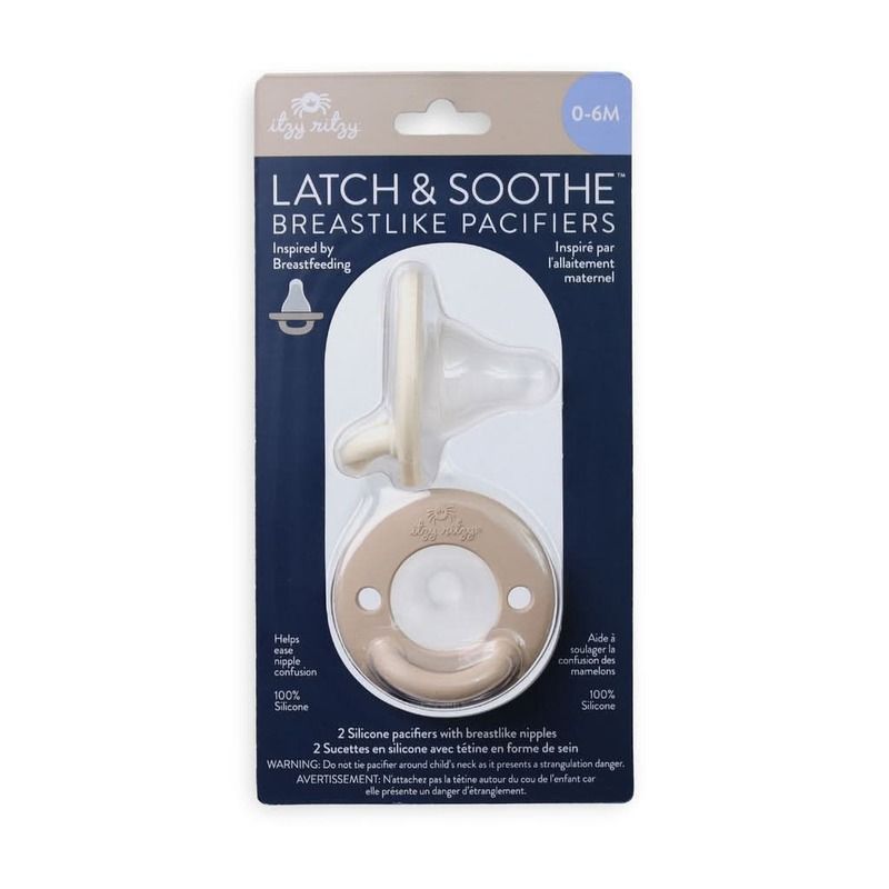Latch & Soothe Breastlike Pacifier Set