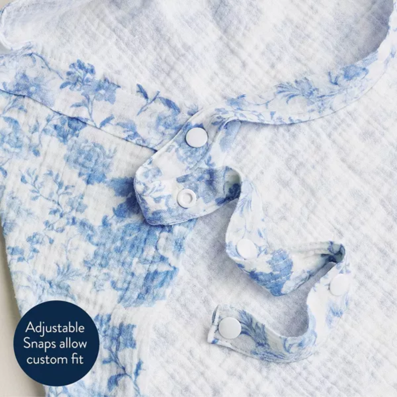 Breastfeeding Cover Apron Style - Blue Toile