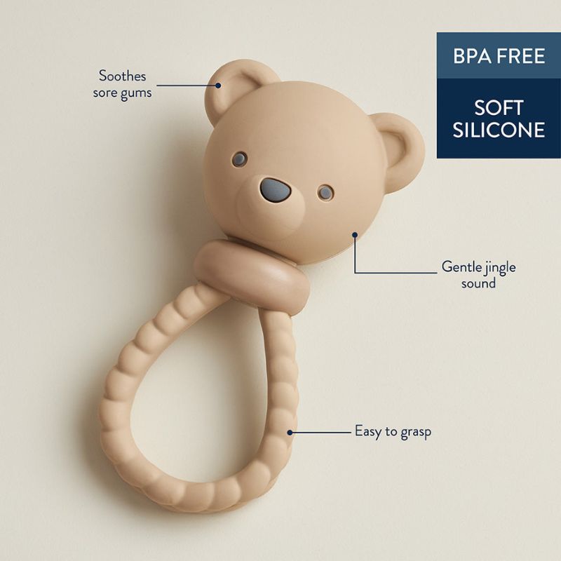 Sweetie Rattle Silicone Teether