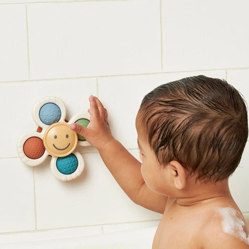 Itzy Pop & Whirl Fidget Spinner Travel & Bath Toy