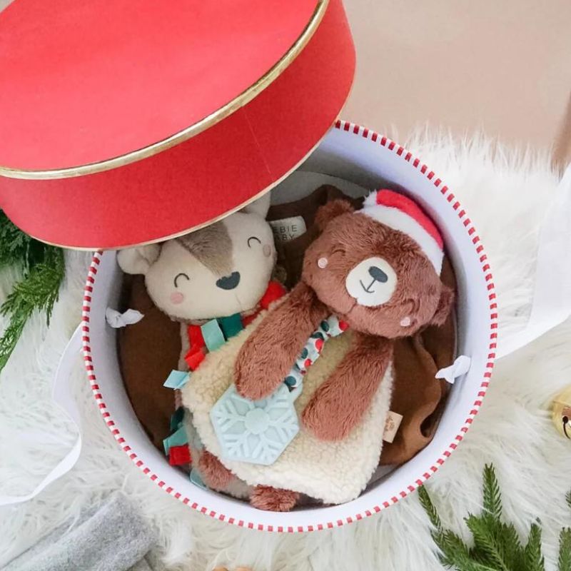 Holiday Lovey Plush & Teether Toy