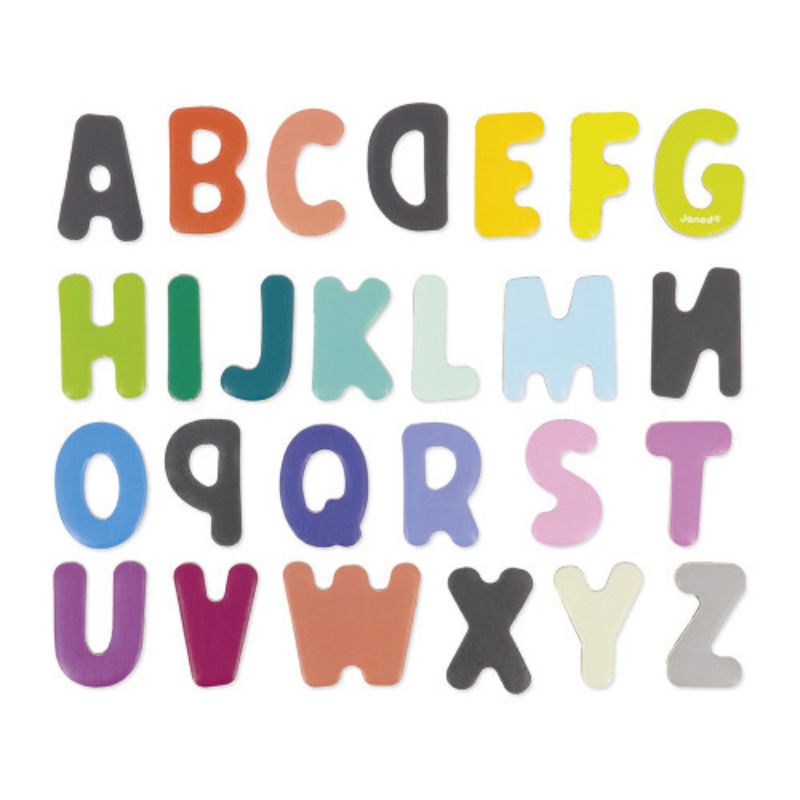 52 magnetic letters