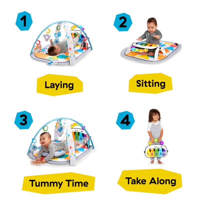 4-in-1 Kickin' Tunes Music and Language Discovery Play Gym