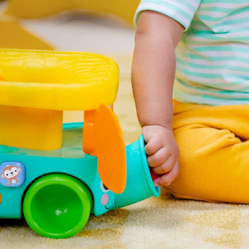 Pop & Roll Safari Bus Ball Play Toy