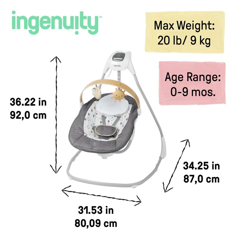 Compact Soothing Swing