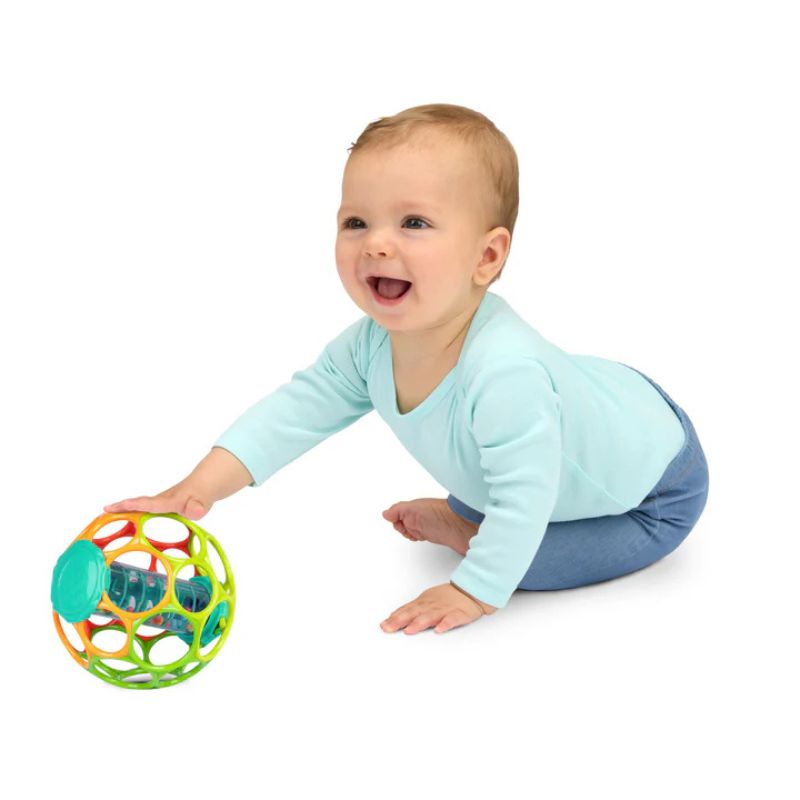 Oball Easy Grasp Rollin' Rainstick Rattle