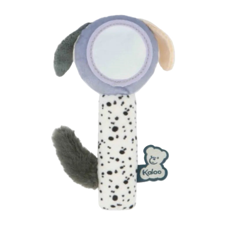 Baby Puppy Mirror Rattle