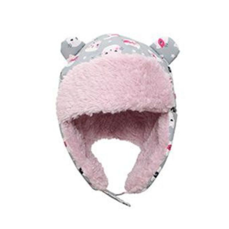 Water Repellent Trapper Hat Cat Grey