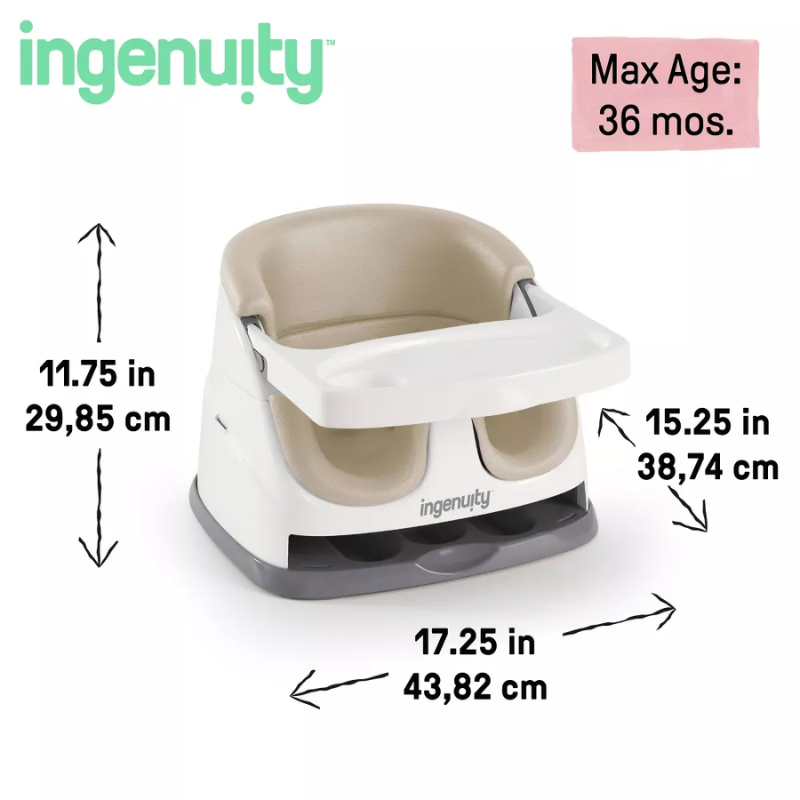 Baby Base 2-in-1 Booster Feeding and Floor Seat