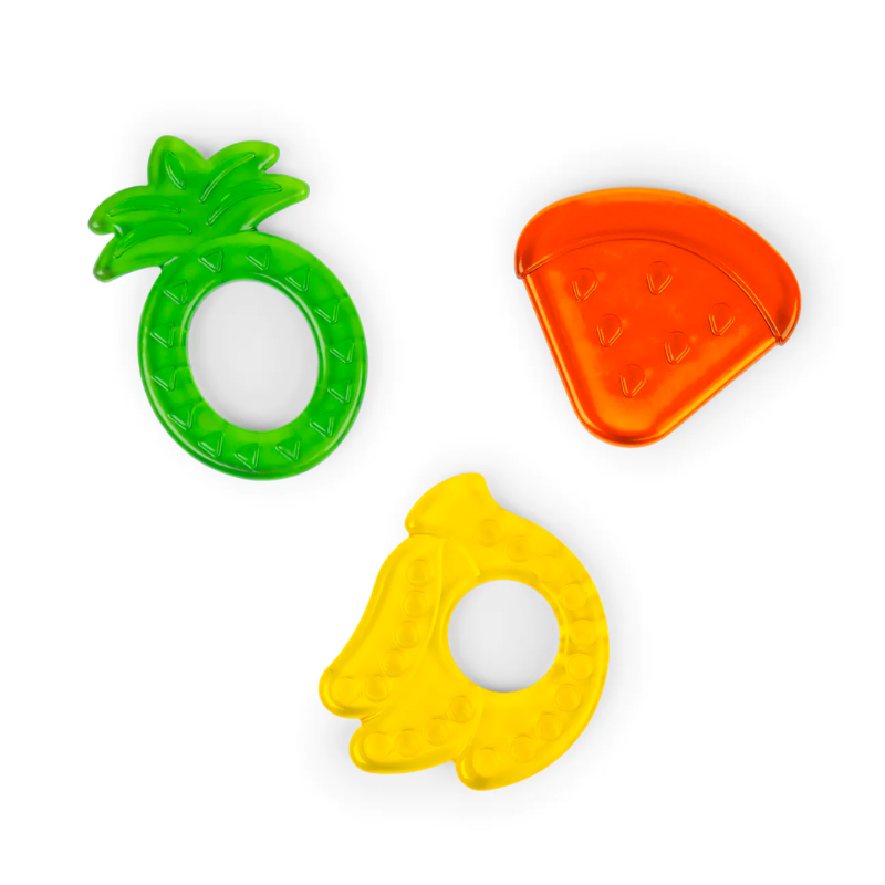 Anneaux de dentition texturés Juicy Chews - Paquet de 3