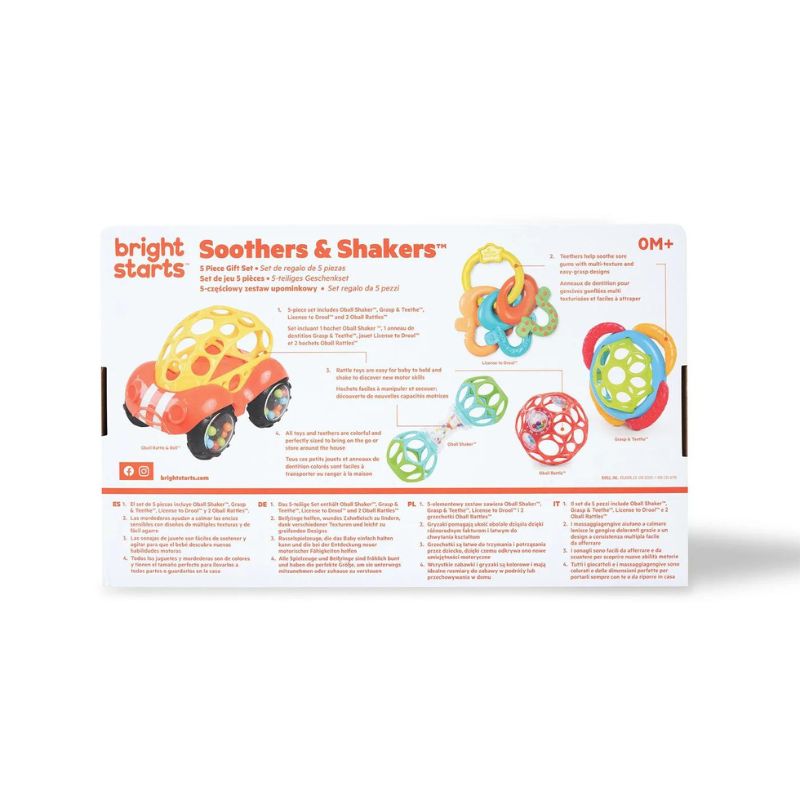 Coffret cadeau 5 pièces sucettes et shakers