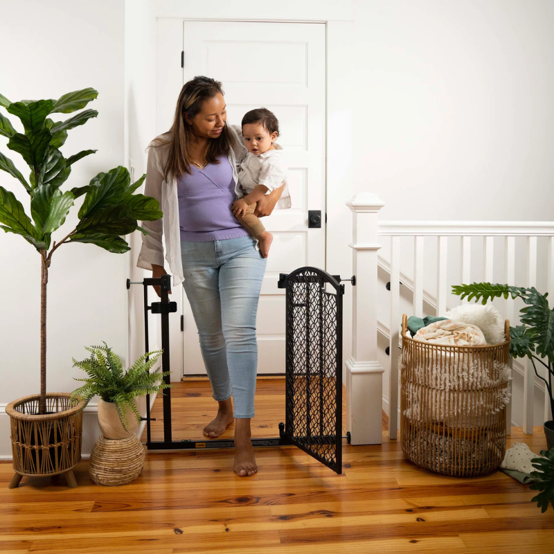 The Doorway 42W Series Baby Gate - Espresso