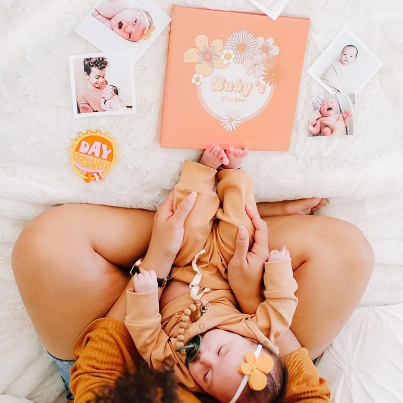 Memory Baby Book Flower Child