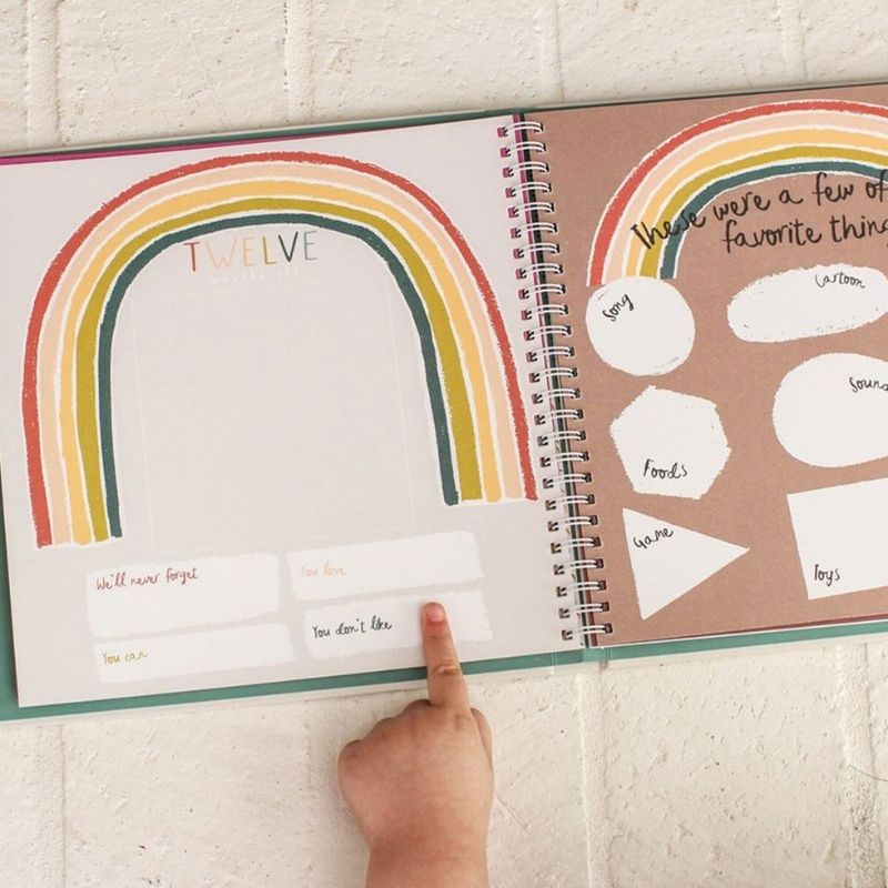 Memory Baby Book Little Rainbow