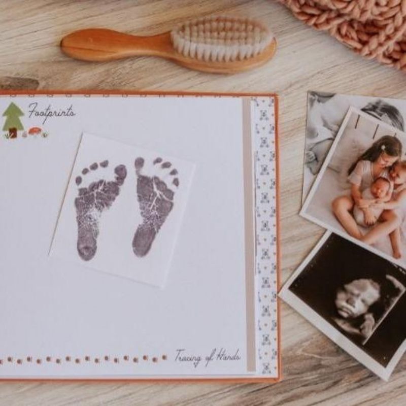 Luxury Memory Baby Book Teddy Bears' Picnic