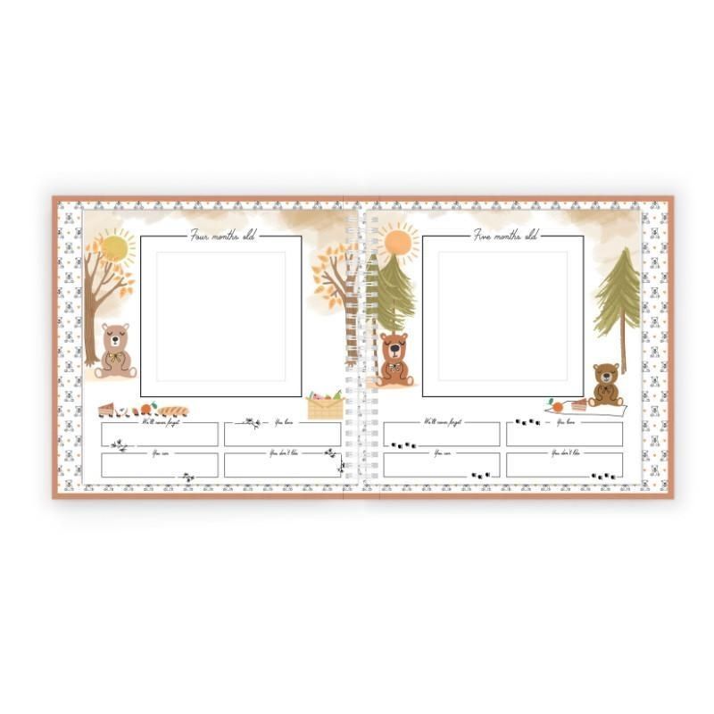 Luxury Memory Baby Book Teddy Bears' Picnic