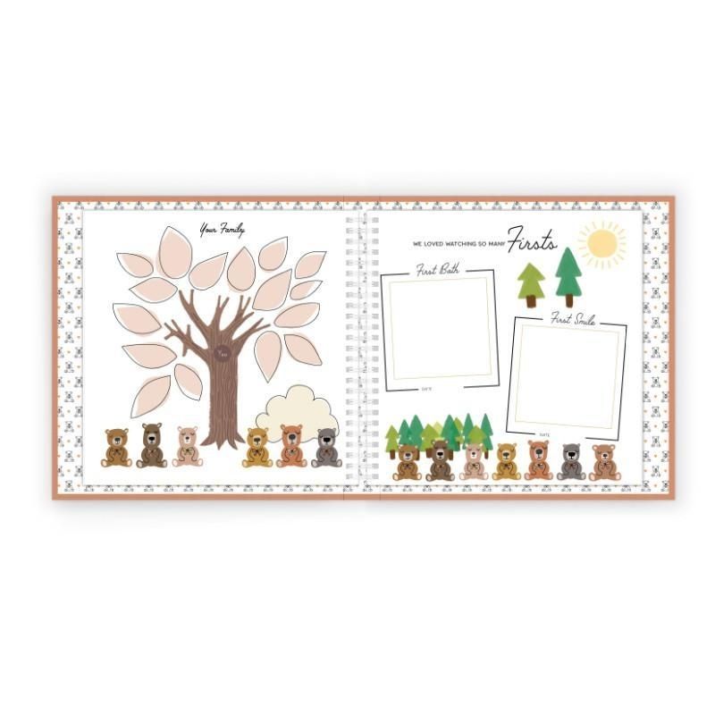 Luxury Memory Baby Book Teddy Bears' Picnic