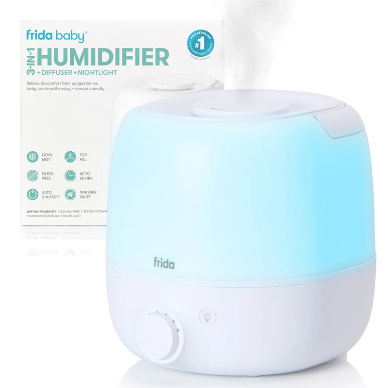 3-in-1 Baby Humidifier Nightlight and Diffuser