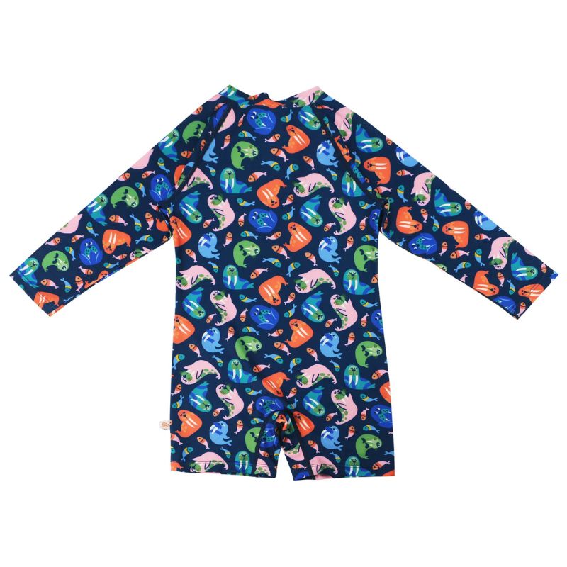 Rash Guard One Piece Printed Swimsuit