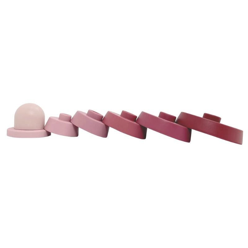 Silitower Lighthouse Stacking Toy Pink