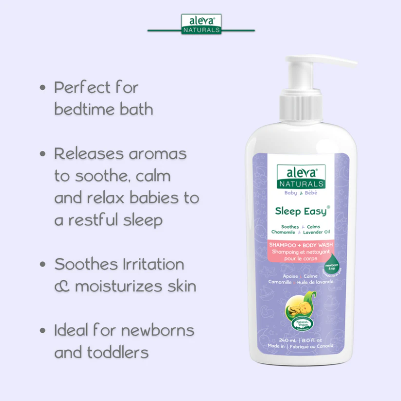 Nettoyant pour les cheveux et le corps Sleep Easy 240 ml