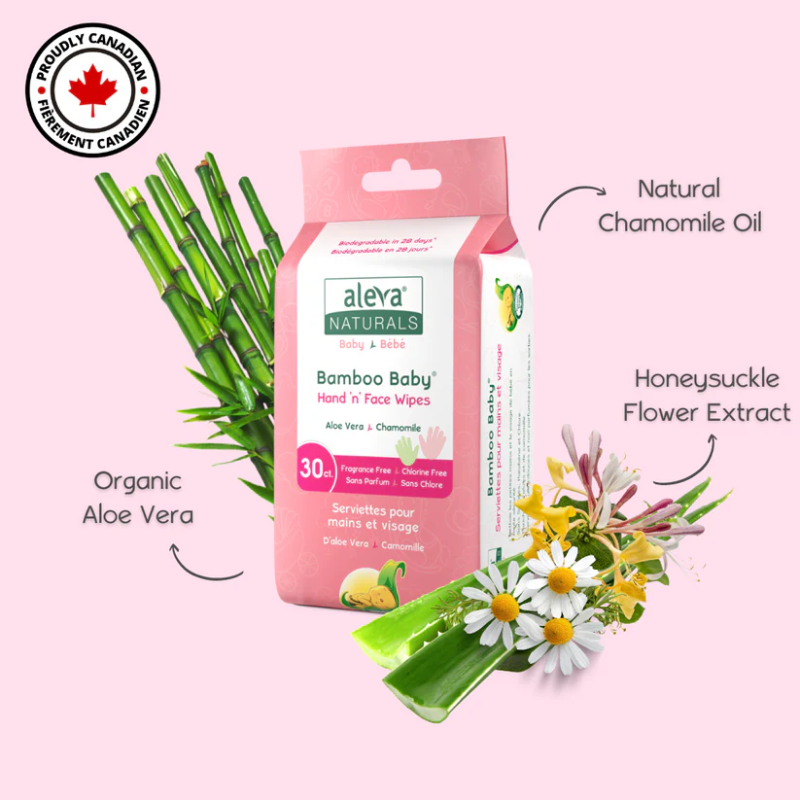Bamboo Baby Hand 'n' Face Wipes