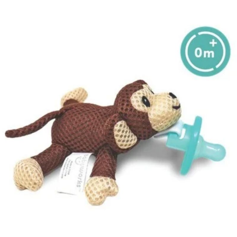 Pacifier Friend with Pacifier "Moe" Monkey