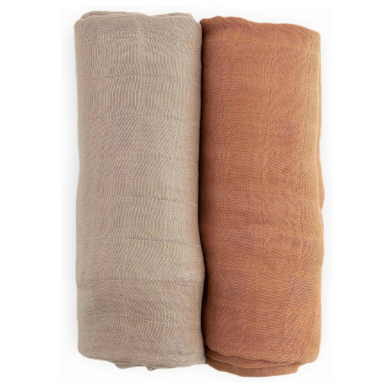 Lange de Luxe en Mousseline - Paquet de 2