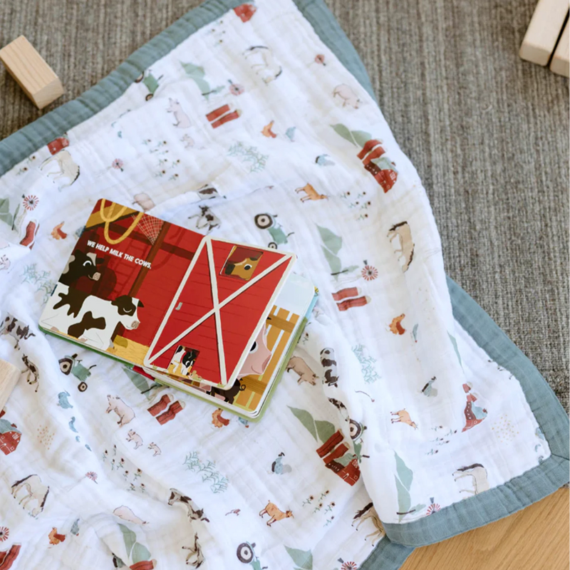 Cotton Muslin Baby Quilt