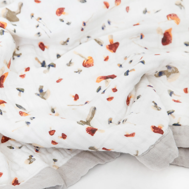 Cotton Muslin Baby Quilt