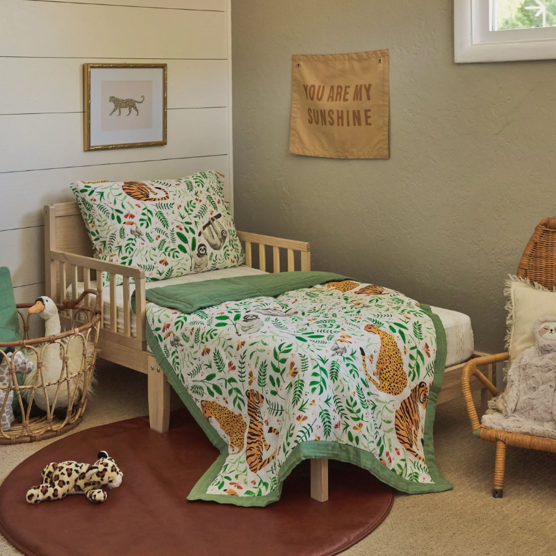 Cotton Muslin Toddler Bedding 3 Piece Set
