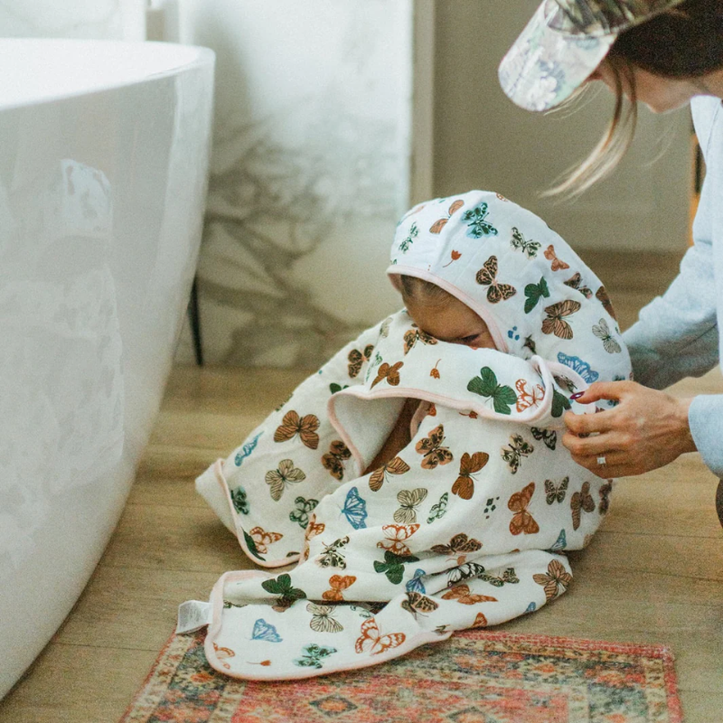 Cotton Muslin Toddler Hooded Towel