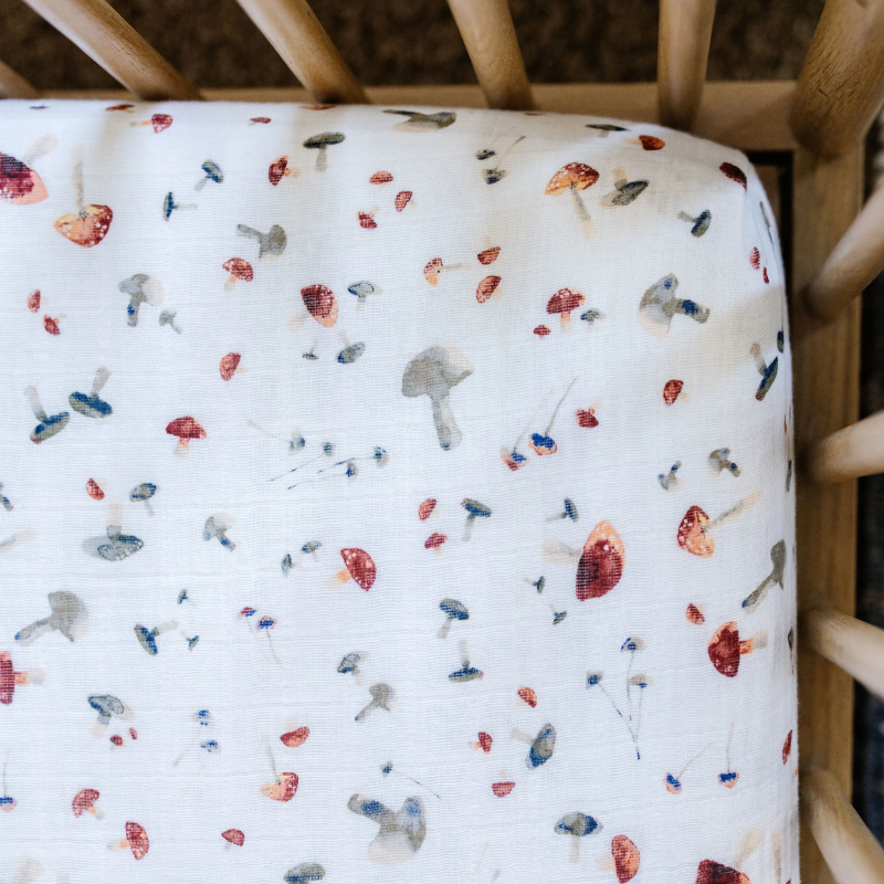 Cotton Muslin Crib Sheets