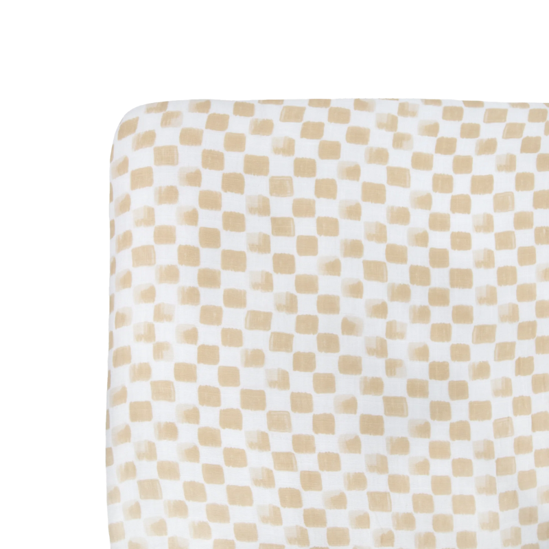 Draps de berceau en mousseline de coton