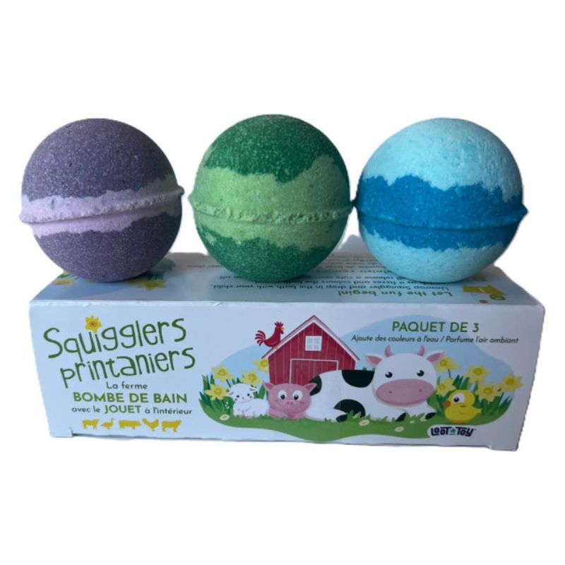 Spring Squigglers Bath Fizzy - 3 Pack