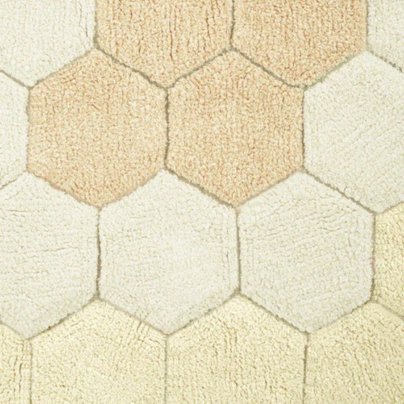 Round Honeycomb Washable Rug