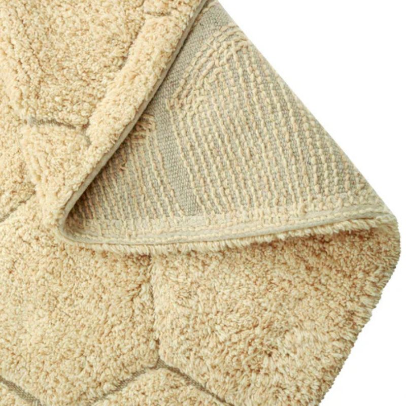 Round Honeycomb Washable Rug