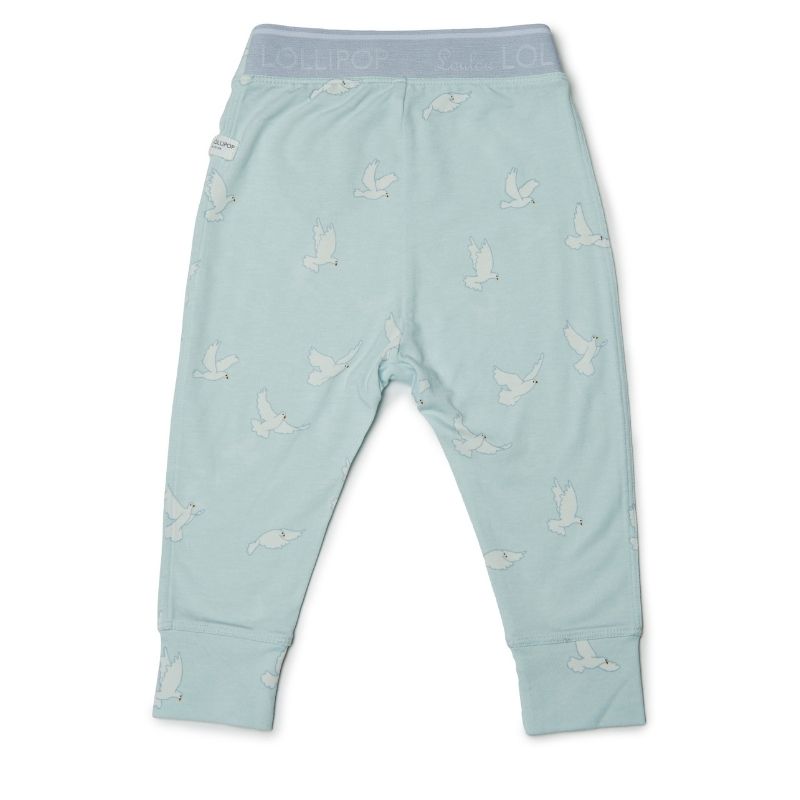 Baby Pants in Tencel Peace Dove