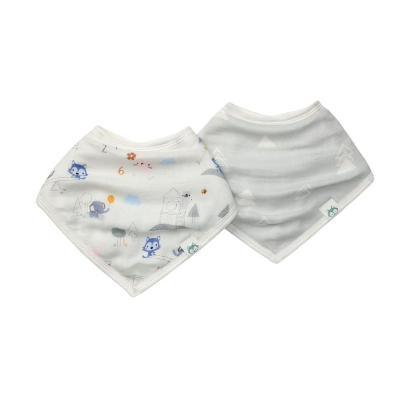 Muslin Bandana Bib Set - 2 Pack