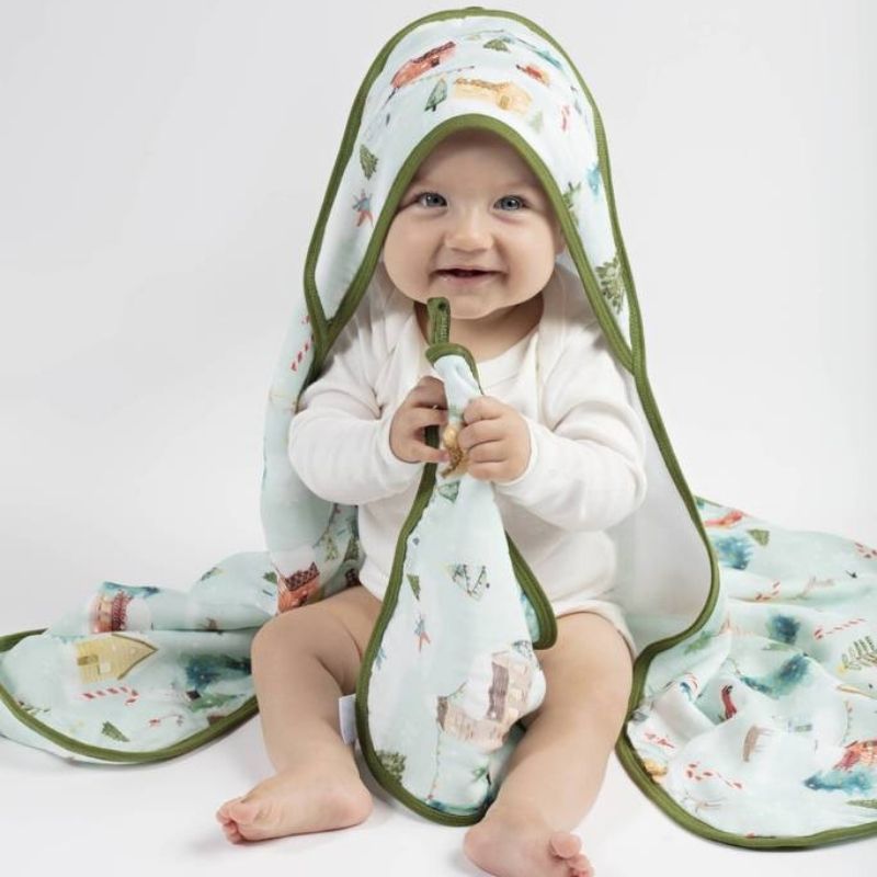 Hooded Towel + Wash Cloth Sets