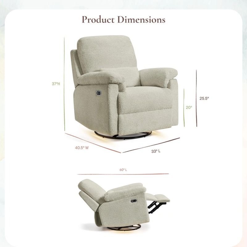 Bellamy Swivel Glider and Power Recliner