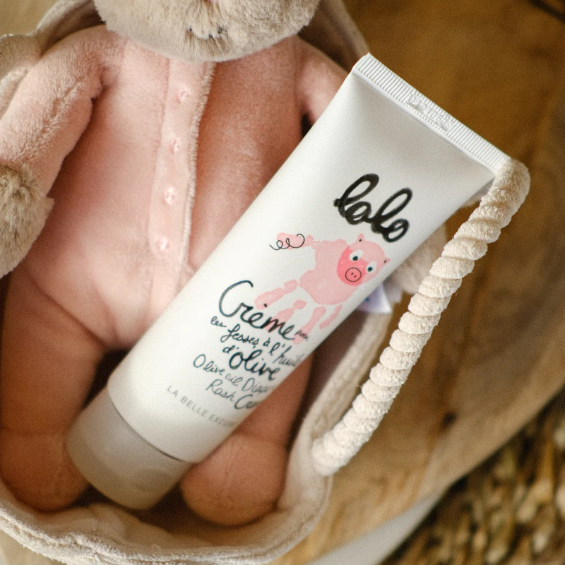 Crème d'érythème fessier à l'huile d'olive