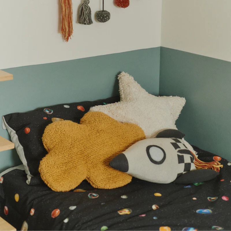 Knitted Cushion  - Rocket