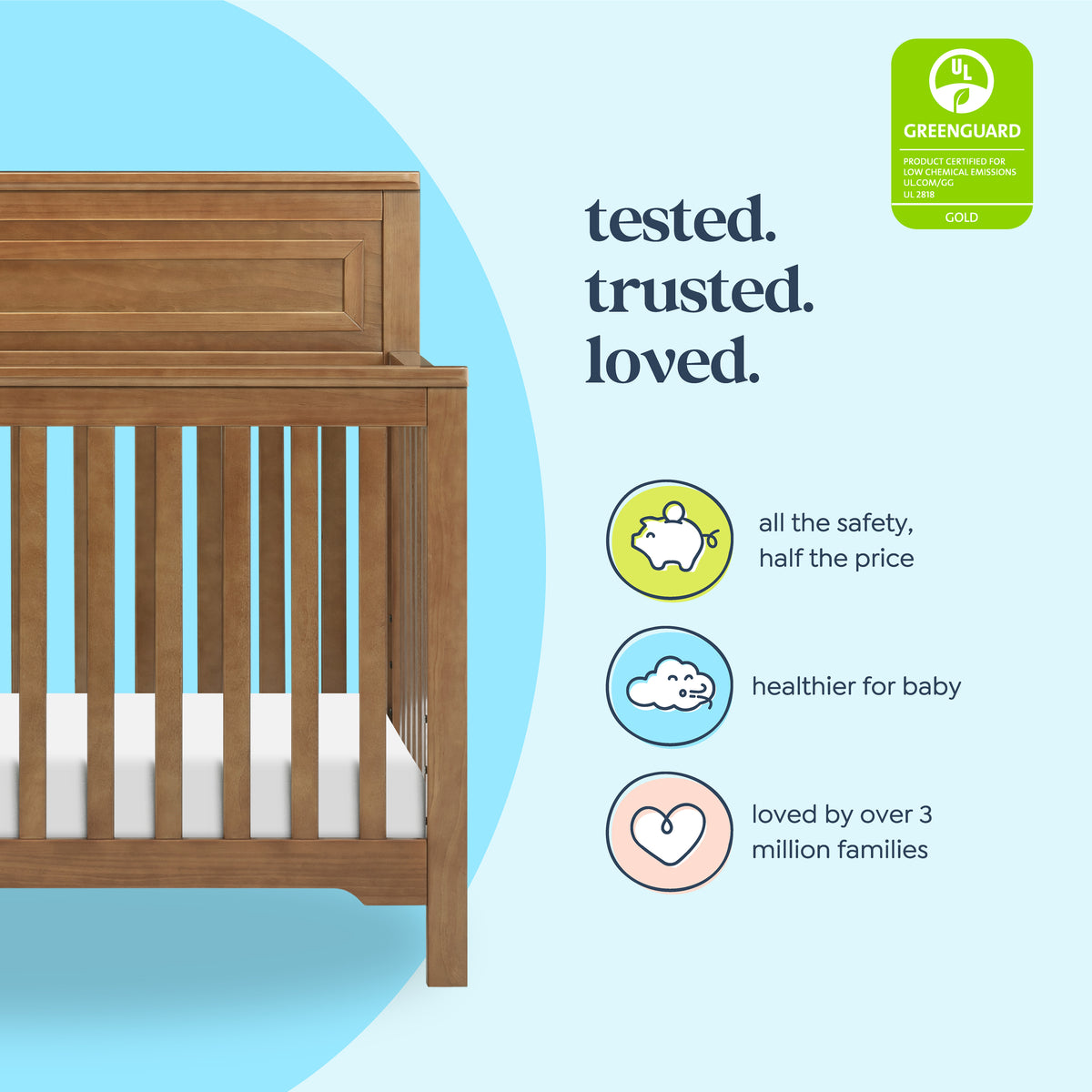 Autumn 4-in-1 Convertible Crib