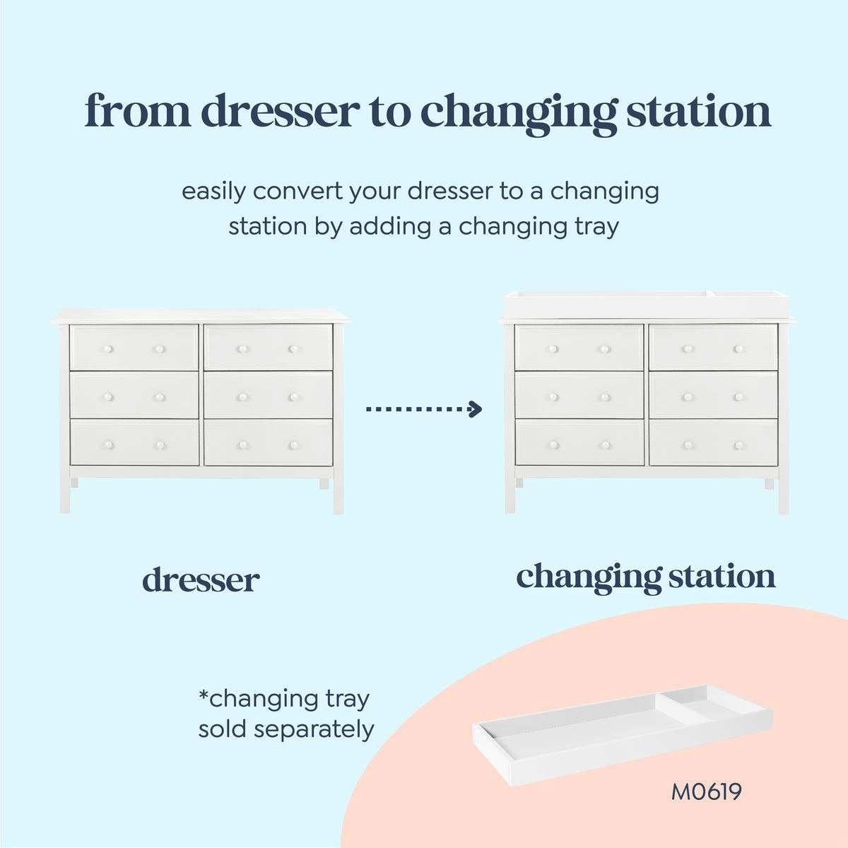 Jayden 6-Drawer Double Wide Dresser