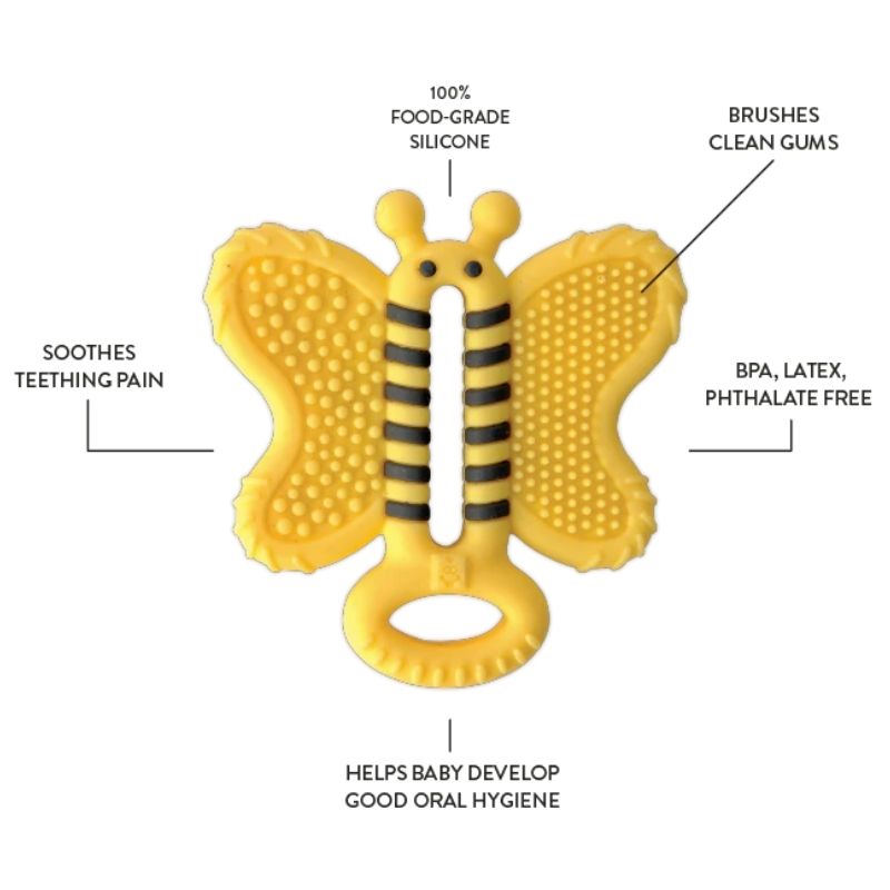 Tooth Brush Teethers Bee