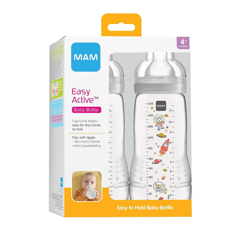Bouteille Easy Active 4+ mois - 11 oz - Paquet de 2