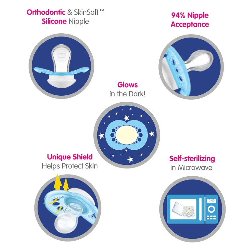 Original Night Pacifier - 2 Pack