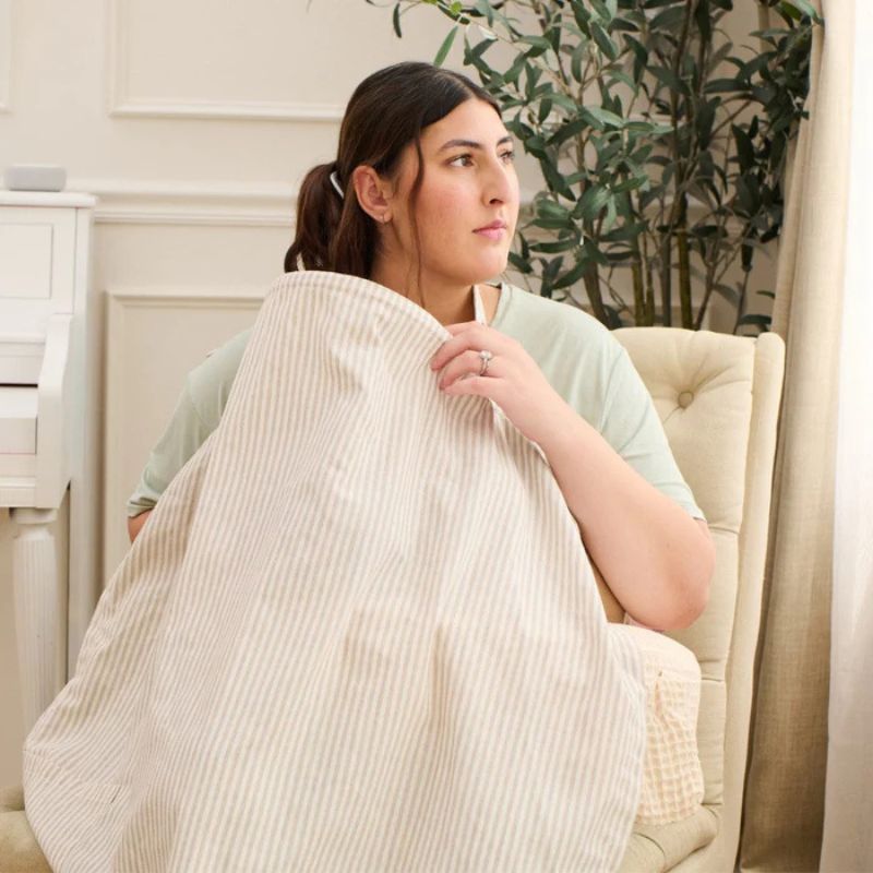 Linen Nursing Cover