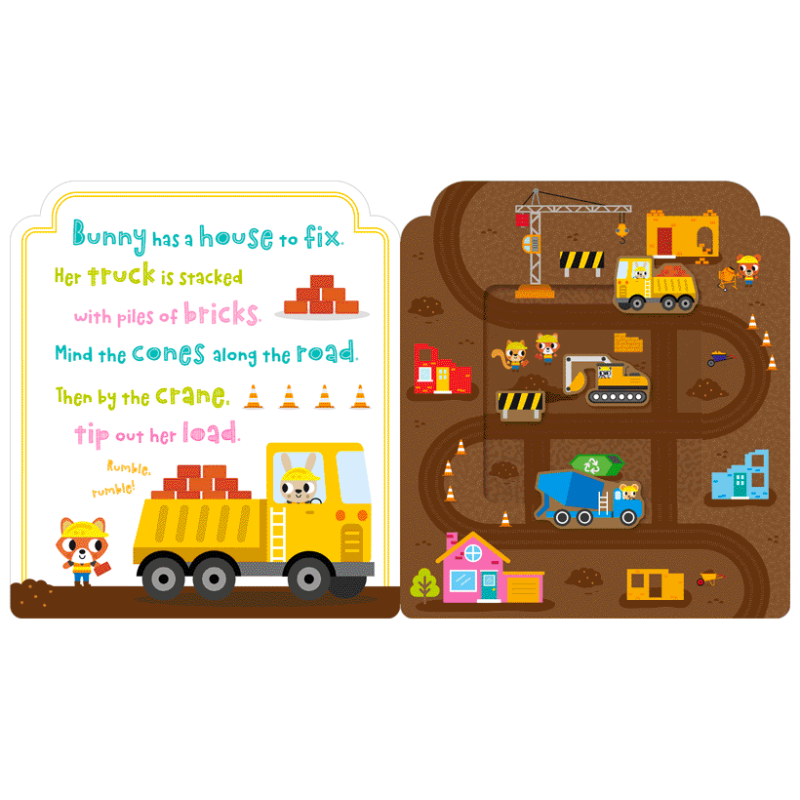 Mon livre cartonné Play Garage